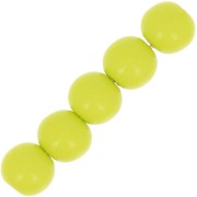 Perles en résine opaques 6 mm Vert Anis x10|raw }}