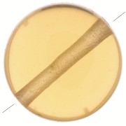 Perle plate ronde - palet - 8 mm en imitation pierre gemme - Hydro Citrine x1|raw }}