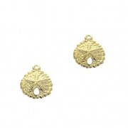Breloques Sand dollar 11 mm Gold filled (Or laminé)  x2|raw }}