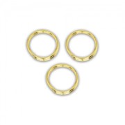 Anneaux doubles 5.2x0.6 mm en Gold filled (or laminé)  x10