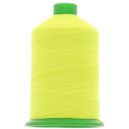 Fil en polyester Vega taille 30 - Jaune fluo n°900 x450m