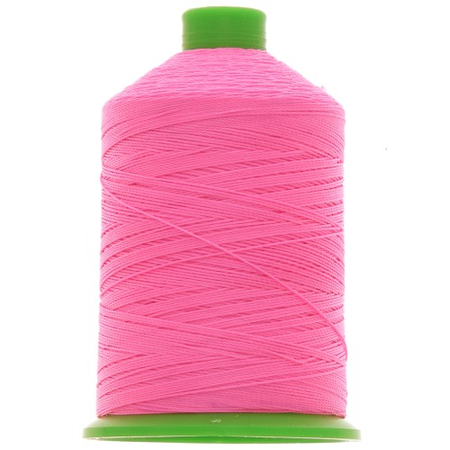 Fil en polyester Vega taille 30 - Rose fluo n°400 x450m
