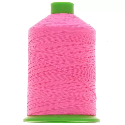 Fil en polyester Vega taille 30 - Rose fluo n°400 x450m