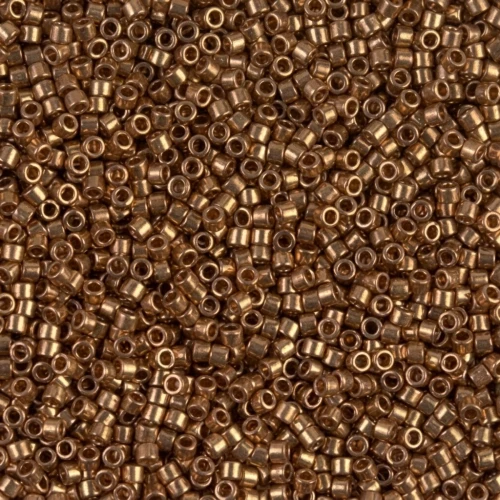 Miyuki Delica 11/0 DB0022L - Metallic Light Bronze x8g