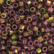 Miyuki Delica 10/0 Hex Cut DBMC0103 - Dark Topaz Rainb Gold Luste x8gr