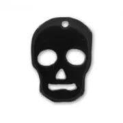 Pendentif Tête de mort 23 mm Jet x1