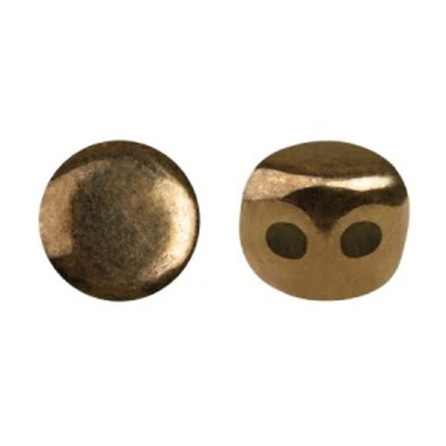 Kalos® par Puca® 4x3 mm - Dark Gold Bronze x10g