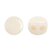 Kalos® par Puca® 4x3 mm - Opaque Beige Ceramic Look x10g