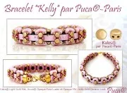 Kalos® par Puca® 4x3 mm - Opaque Mix Rose Gold Ceramic Look x10g
