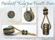 Kalos® par Puca® 4x3 mm - Gold Mat x10g