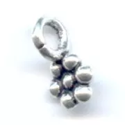Petites breloques 8 mm en Argent 925 x10