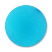 Perle ronde Polaris Dépolie 20 mm Bleu Fluo x1