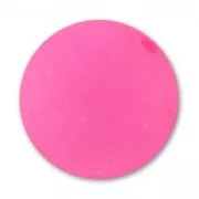 Perle ronde Polaris Dépolie 16 mm Rose Fluo x1
