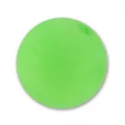 Perle ronde Polaris Dépolie 10 mm Vert Fluo x1