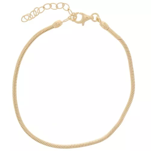 Bracelet maille Serpentine 1.9 mm - Argent 925 Doré à l'or fin x16 cm