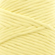 Bobine de cordon en coton pour macramé Cotton Suprême 3XL peigné - Jaune pâle x75m