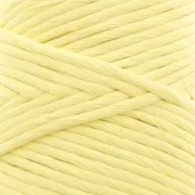 Bobine de cordon en coton pour macramé Cotton Suprême 3XL peigné - Jaune pâle x75m