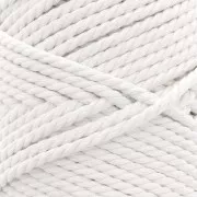 Bobine de cordon en coton pour macramé 3 mm - Ecru x 50m
