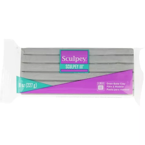Pâte Sculpey III 227gr - Argent (n°1130)