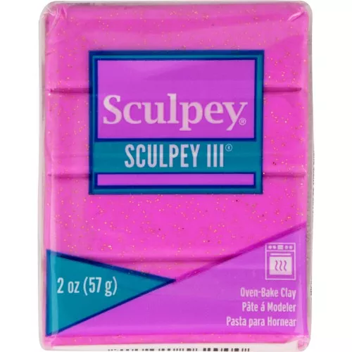Pâte Sculpey III 57 gr - Violet Glitter (n°562)