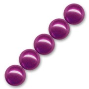 Rondes nacrées 10 mm Red Fuchsia x20|raw }}
