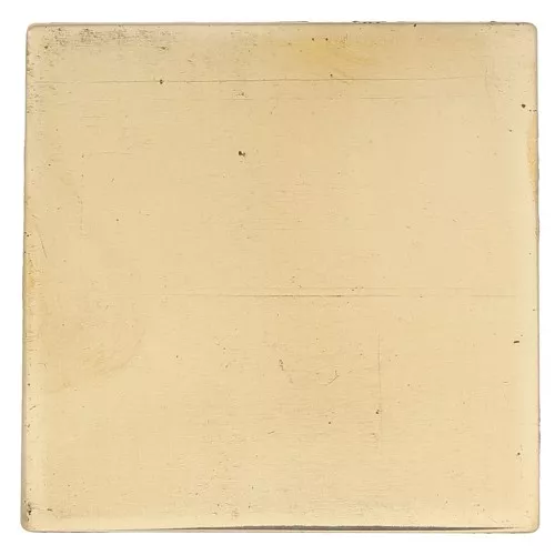 Plaque de laiton 50x50 mm - épaisseur 0.8 mm - Laiton x1