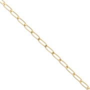 Chaîne maille Cheval limée 2.9 mm en Gold filled (or laminé)  x20cm|raw }}