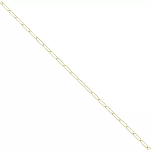 Chaîne maille Rectangle limée 1.7 mm en Gold filled (or laminé)  x50cm