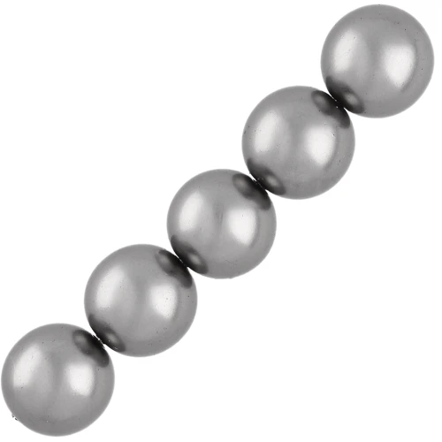 Rondes nacrées 4 mm Grey x100