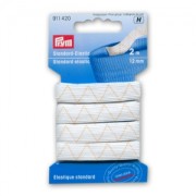 Elastique tissé 12 mm Blanc x2m