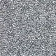 Miyuki Delica 11/0 DB1538 - Opaque Light Smoke Ceylon x8g