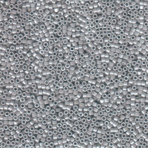 Miyuki Delica 11/0 DB1538-1 - Opaque Light Smoke Ceylon x8g