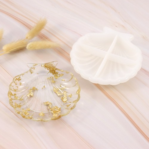 Moule silicone - coquillage - 11x11 cm x1