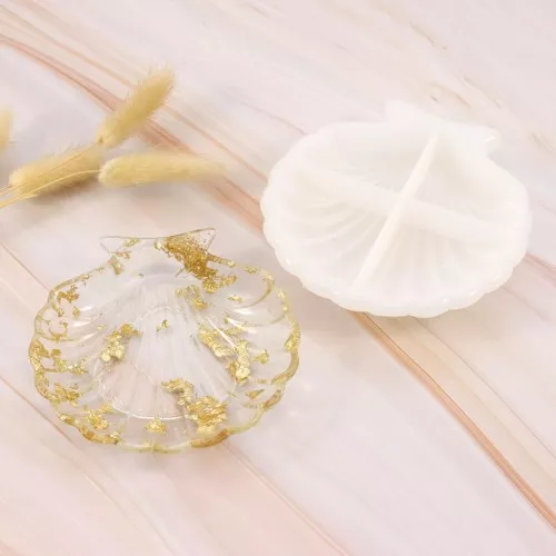 Moule silicone - coquillage - 11x11 cm x1