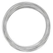 Bracelet mémoire 60 mm - Rhodié x112 tours