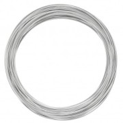 Bracelet mémoire 60 mm - Rhodié x112 tours