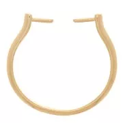 Bague fine ajustable et interchangeable - Doré à l'or fin x1