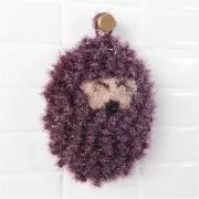 Creative Bubble - Fil à crocheter pour éponge tawashi - Mauve x50g