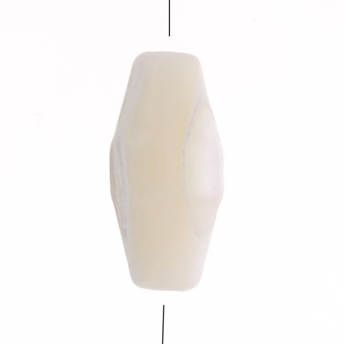 Perles en nacre - forme losange 12x6 mm x10