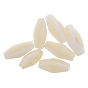 Perles en nacre - forme losange 12x6 mm x10