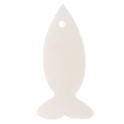 Sequins poissons en nacre 19x10 mm x10|raw }}