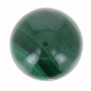 Cabochon rond 5 mm en pierre gemme - Malachite x1|raw }}