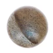 Cabochon rond 5 mm en pierre gemme - Labradorite x1