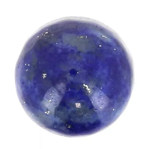 Cabochon rond 5 mm en pierre gemme - Lapis lazuli x1