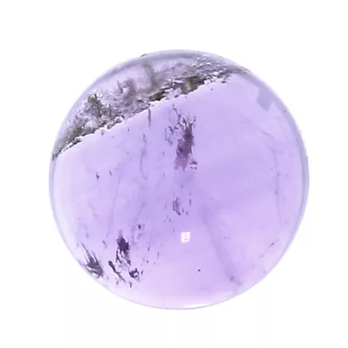 Cabochon rond 5 mm en pierre gemme - Amethyste x1