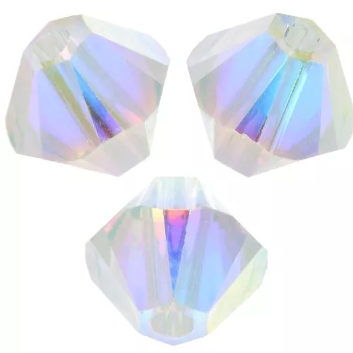 Toupies en cristal PureCrystal 5328 4 mm Crystal AB2X x50