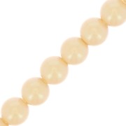 Perles rondes nacrées Preciosa - Round Pearl Maxima 4 mm - Pearlescent Yellow x30|raw }}