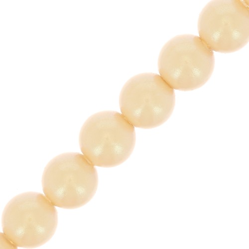Perles rondes nacrées Preciosa - Round Pearl Maxima 4 mm - Pearlescent Yellow x30