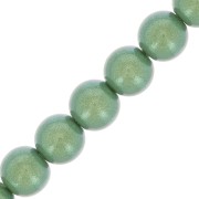 Perles rondes nacrées Preciosa - Round Pearl Maxima 4 mm - Pearlescent Green x30|raw }}
