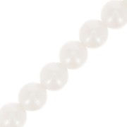 Perles rondes nacrées Preciosa - Round Pearl Maxima 4 mm - Pearlescent White x30|raw }}